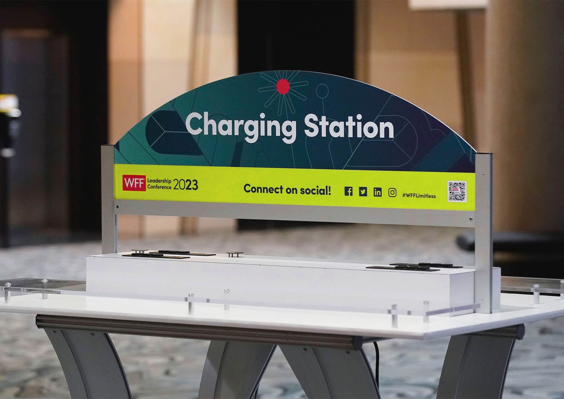 wff-conference-branding-signage-charging-station