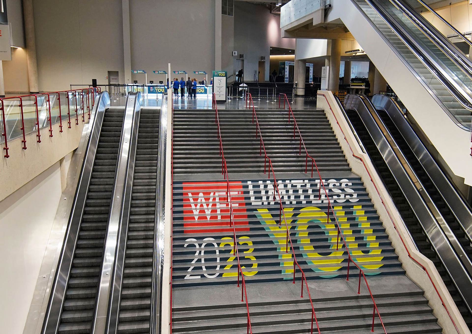 wff-conference-branding-signage-stair-cling-registration